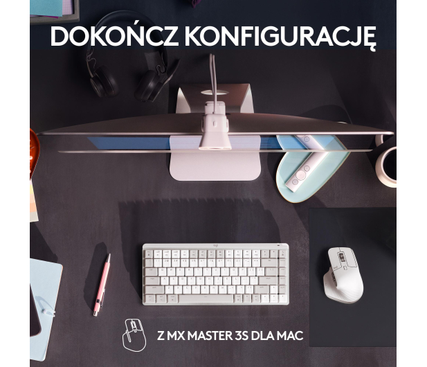 Logitech MX Mechanical Mini for Mac Silver - 1080189 - zdjęcie 14